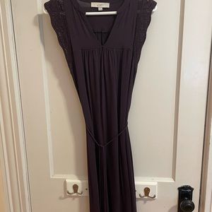 Casual loft maroon dress